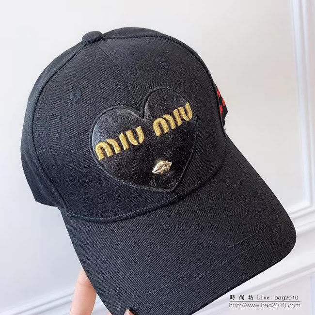 miu miu 爆新款 時尚百搭棒球帽 四季可戴 LLWJ7007